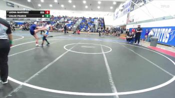 130 lbs 3rd Place Match - Chloe Pearce, Rancho Bernardo vs Leona Martinez, Central Catholic