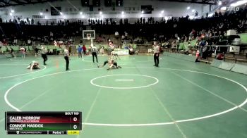 106 lbs Semifinal - Connor Maddox, Westfield vs Caleb Morrow, Indianapolis Lutheran