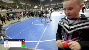 116 lbs Quarterfinal - Liam ODea, Cowboy Kids WC vs Bret Coates, La Junta Wolfpack