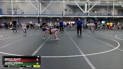 88 lbs Finals (2 Team) - Saverio Marinelli, Bitetto Trained vs Bentley Elliott, Mat Assassins Grey