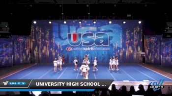 University High School - Varsity Show Cheer Non Tumbling Advanced [2022 Varsity Show Cheer Non Tumbling Advanced] 2022 USA Nationals: Spirit/College/Junior