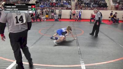 70_G lbs Round Of 32 - Emma Gray, Conneaut vs Kinsley Dean, Youngsville