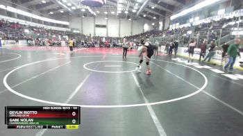 131 lbs Cons. Round 3 - Devlin Riotto, Cortland Sr HS vs Gabe Nolan, Chambersburg Area Hs