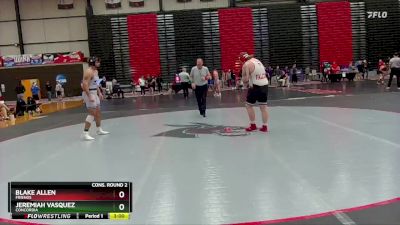 285 lbs Cons. Round 2 - Jeremiah Vasquez, Concordia vs Blake Allen, Friends