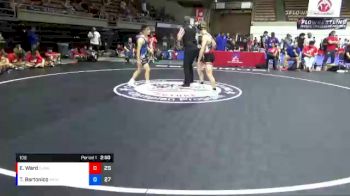 106 lbs Placement Matches (16 Team) - Ethan Ward, SJWA vs Tanner Bartonico, MDWA