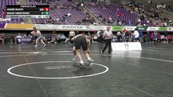 197 lbs Round 1 (16 Team) - Asher Ruchti, Southern Oregon vs Brady Armstrong, Providence (Mont.)
