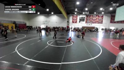 71 lbs Round 1 - Castiel Briones, Legacy Wrestling Center vs Lucas Wierzchucki, Monster Garage Wrestling