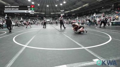 105 lbs Consi Of 4 - Brylee Bernzott, Weatherford Youth Wrestling vs Easton Hetland, Jay Wrestling Club
