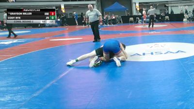 1A-4A 150 Cons. Round 2 - Grayson Miller, Orange Beach High School vs Cody Rye, St. John Paul II
