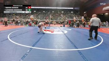120 lbs Semifinal - Catherine Hendricks, Torrington vs Keston Johnson, Star Valley
