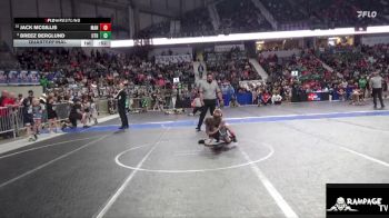 58 lbs Quarterfinal - Jack McGillis, Manhattan vs Breez Berglund, U Town Hammers