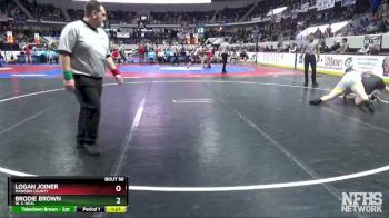 1A-4A 285 Champ. Round 1 - Logan Joiner, Madison County vs Brodie Brown, W. S. Neal