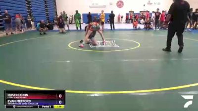 138 lbs Champ. Round 1 - Dustin Kohn, Legacy Wrestling vs Evan Mefford, Virginia Elite Wrestling Club