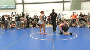 76 lbs Rr Rnd 1 - Adelynn McKenzie, Lady Warriors United - W vs Makayla Vasser, Charlies Angels- W