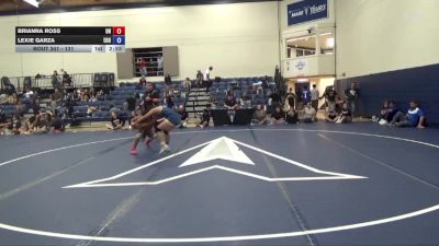 131 lbs 3rd Place Match - Lexie Garza, Eastern Oregon University (OR) vs Brianna Ross, Unattached