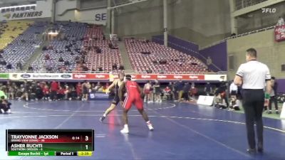 197 lbs Quarters & 1st Wb (16 Team) - Trayvonne Jackson, Grand View (Iowa) vs Asher Ruchti, Southern Oregon