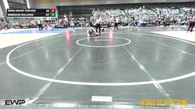 102 lbs Round Of 16 - Mesa-marie Fincher, Eastern Oregon Elite vs Emerson Rollings, Tulsa Blue T Panthers