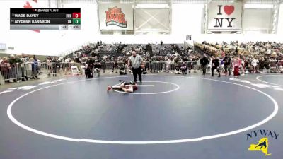 70 lbs Champ. Round 2 - Wade Davey, B2 Wrestling Academy vs Jaydenn Karabon, Xtreme Wrestling