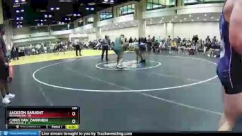 220 lbs Round 3 (10 Team) - Christian Zaripheh, Strongsville vs Jackson Sarjent, Brownsburg