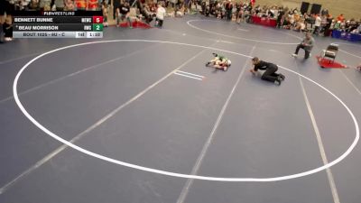 6U - C Quarters - Bennett Bunne, MN Elite Wrestling Club vs Beau Morrison, Rockford Wrestling Club