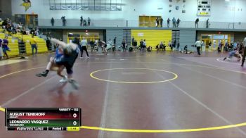 132 lbs Quarterfinal - August Tenkhoff, Grant vs Leonardo Vasquez, Woodburn