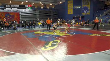 135 lbs 1st Place Match - Abigail DeBerry, Stafford vs Naima Rodriguez, Fauquier