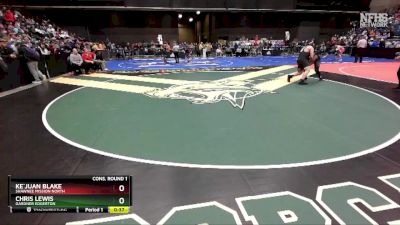 6A-215 lbs Cons. Round 1 - Ke`Juan Blake, Shawnee Mission North vs Chris Lewis, Gardner Edgerton