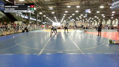 138 lbs Rr Rnd 2 - Dominic Kemble, Ohio Titan Grey vs Greg Green, Journeymen Wrestling Red