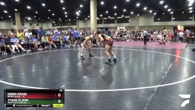 132 lbs Round 1 (6 Team) - Tyson Flavin, Team Chattanooga vs Aiden Krass, BRAWL Black