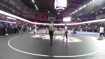 132 lbs Quarterfinal - Ryan Amoureux, Meridian vs Kasen Potts, Caldwell