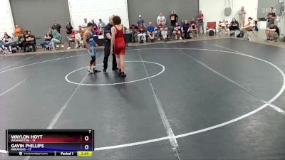 119 lbs Placement Matches (8 Team) - Waylon Hoyt, Washington vs Gavin Phillips, Arkansas