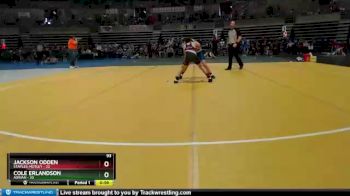 93 lbs Semis (4 Team) - Cole Erlandson, Adrian vs Jackson Odden, Staples-Motley