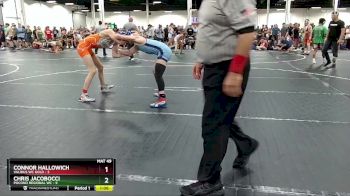 120 lbs Round 1 (8 Team) - Chris Jacobocci, Pocono Regional WC vs Connor Hallowich, Validus WC Gold