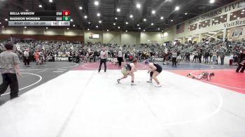 155 lbs Rr Rnd 2 - Bella Winrow, Spanish Springs WC vs Madison Worden, Gold Rush Wrestling