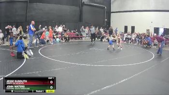 44 lbs 2nd Place Match - John Waters, Eastside Youth Wrestling vs Jesse Sudduth, Ninety Six Wildcats