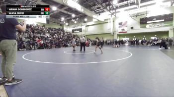 105 lbs 3rd Place Match - Alicia Chow, Palisades vs Ariana Dominguez, BANNING