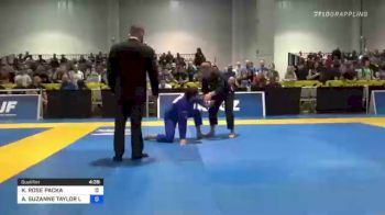 KATHERINE ROSE PACKA vs ASHLEY SUZANNE TAYLOR LIGHTNER 2021 World Master IBJJF Jiu-Jitsu Championship