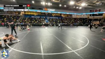 144 lbs Champ. Round 1 - Owin Koethe, Iowa City, West vs Justin Williamson, Chicago (Mt. Carmel)