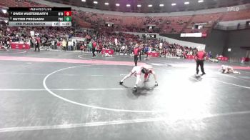 95 lbs 3rd Place Match - Kutter Preslaski, Pulaski Wrestling Club vs Owen Wusterbarth, Askren Wrestling Academy