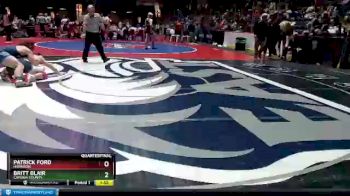 7A-190 lbs Quarterfinal - Britt Blair, Camden County vs Patrick Ford, Harrison