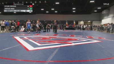 175 lbs Consolation - Kyler Crooks, OH vs Justus Heeg, IL