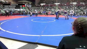 285 lbs Champ. Round 1 - Logan Robertson, Team Zulpo Perryville Wrestling vs Samuel Osborne, Harrison Youth Wrestling