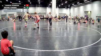 141 lbs Cons. Round 4 - Michael Cordero, GWA vs Charles Thompson, Wild Ponies