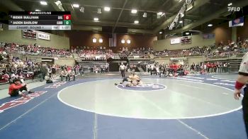 3A 106 lbs Champ. Round 1 - Rider Sullivan, Grantsville vs Jaden Barlow, Carbon