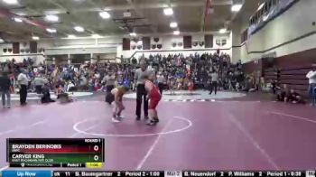 Round 1 - Brayden Berinobis, IAWC vs Carver King, East Buchanan Mat Club