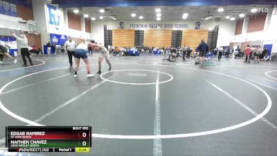 190 lbs Cons. Round 1 - Naithen Chavez, John Wesley North vs Edgar Ramirez, St John Bosco