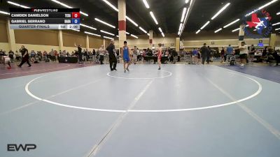 92 lbs Quarterfinal - Camden Danielson, Texas Elite Wrestling Club vs Gabriel Serrano, Babak Nourzad Wrestling Club/ Gracie Barra Katy