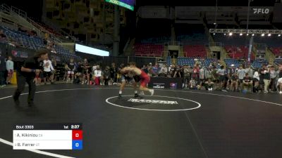 165 lbs Quarters - Aliaksandr Kikiniou, CA vs Bradlee Farrer, UT