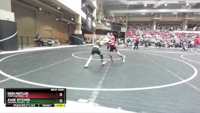 55 lbs Cons. Round 2 - Kage Wyzard, Jackson County vs Rein Meitler, Team Lightning