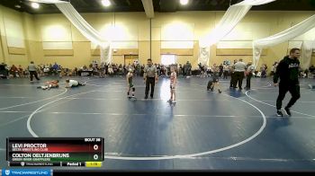 63 lbs Quarterfinal - Levi Proctor, Delta Wrestling Club vs Colton Oeltjenbruns, Green River Grapplers